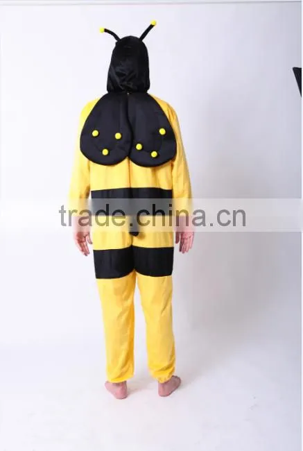 Animal character costume for adult bee mascot costume Halloween fancy dress bee costume
