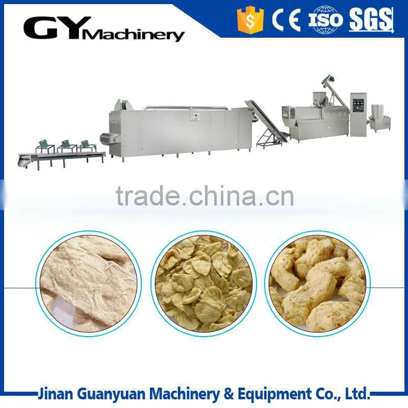 Automatic Soya Protein Production Line/protein meat machine