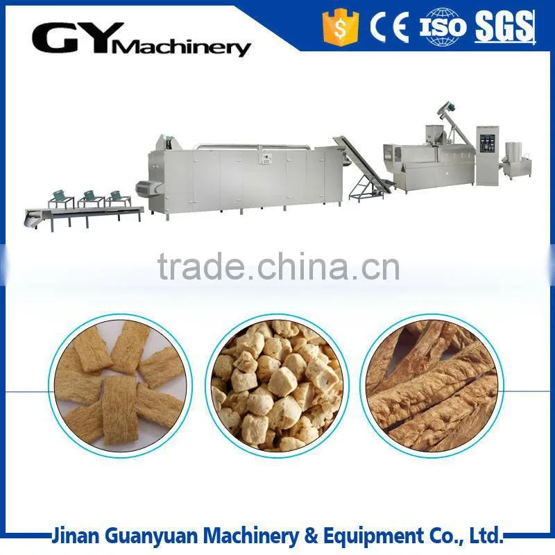 Hot product soya bean protein food machine/production line