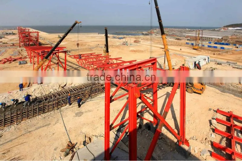 China CREATION made high quality steel structure and frame for conveyor use