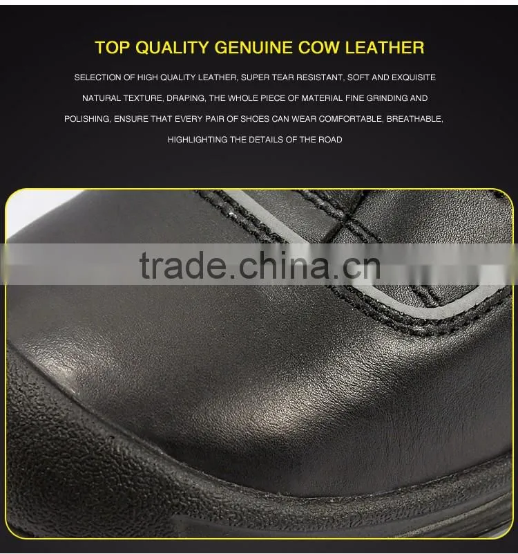 China cow split leather cat safety shoes