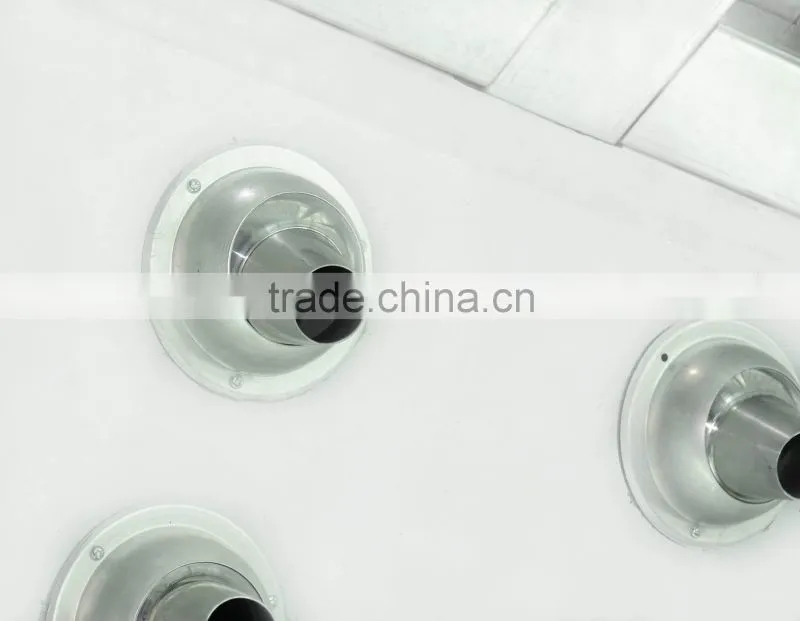 Quick curing system water curtain spray booth