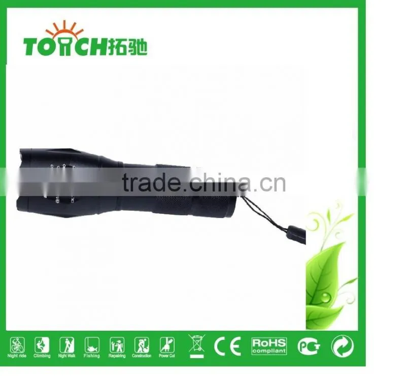 bicycle flahslight super waterproof high power flashlight T6 zoomable flashlight 1000lumens 10 w for 3*AAA Battery flahslight