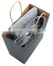 Beautiful Kraft paper bag for packing shirt gift
