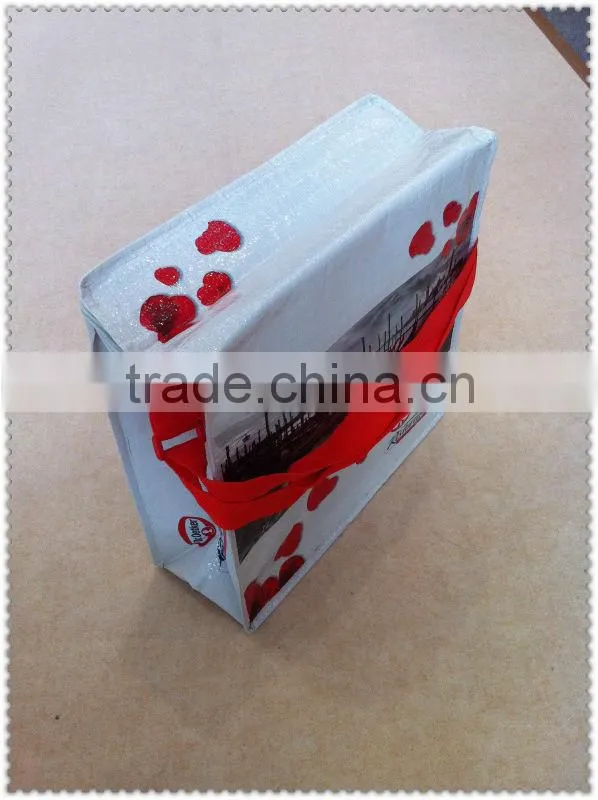 Ristorante pp woven with laminated cooler bags for food