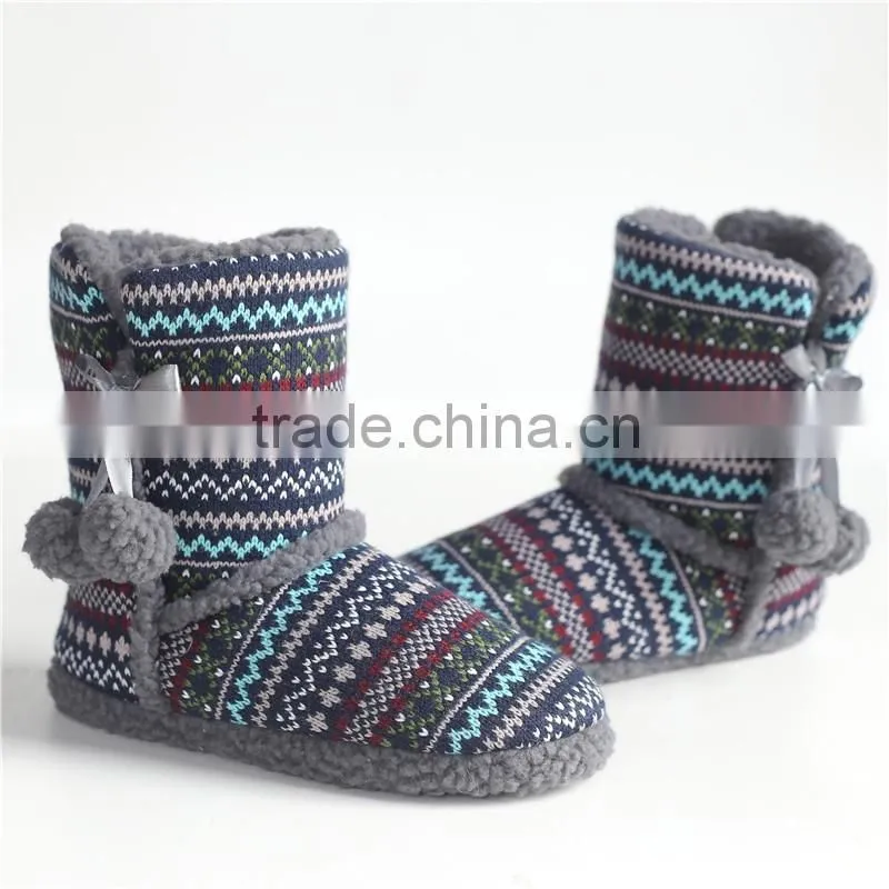 Ladies slipper boot