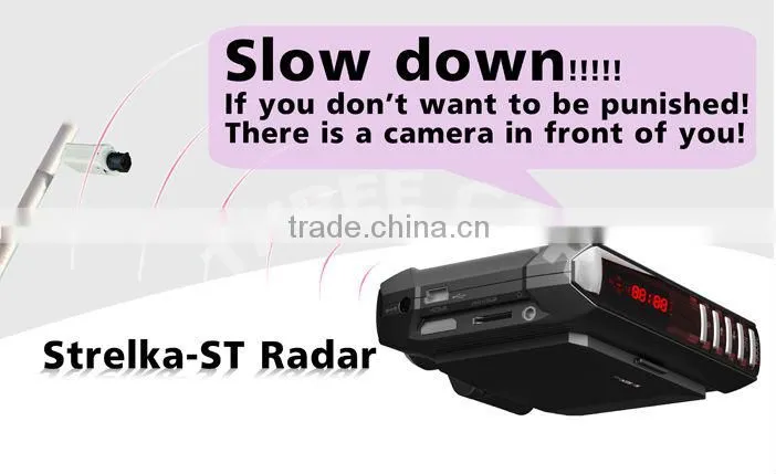 Russia and Korea Market Full HD DVR+Radar detector+GPS 3in1 detector de radar