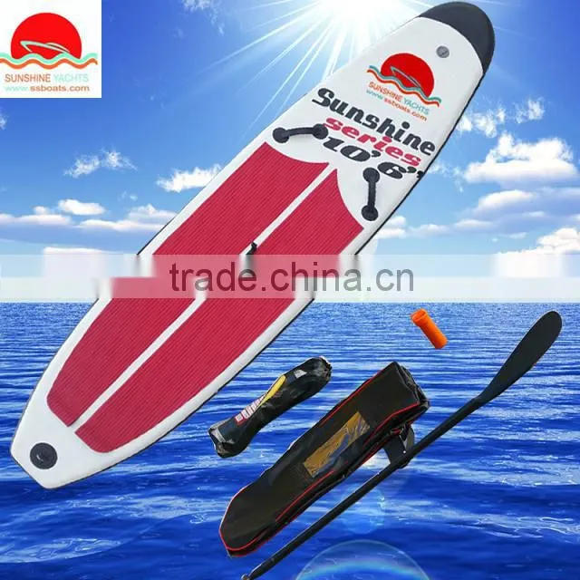9'6''long 30 '' width 4''thickness 2015 lovely Sup inflatable Stand up paddle board