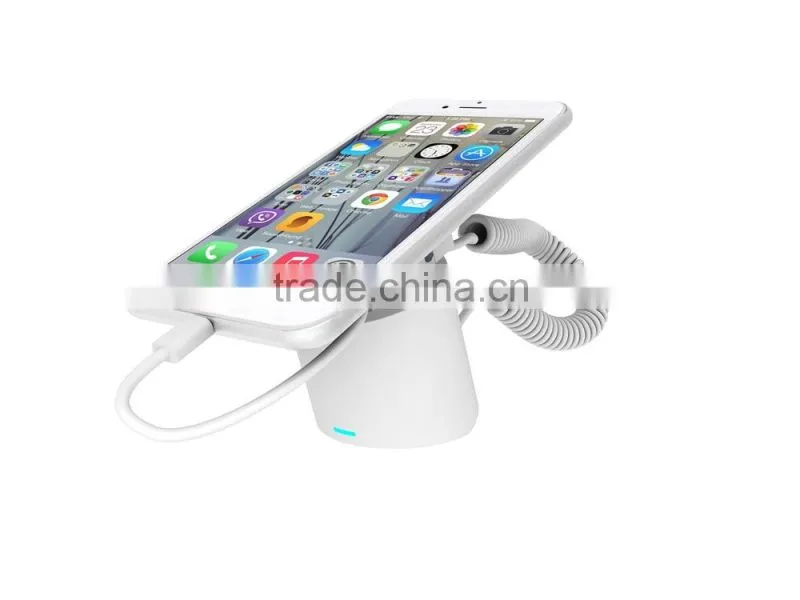 Showhi new release popular mobile phone display security stand for cell phone with charge alarm function HSE7300