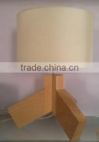 vintage modern wood desk table lamp
