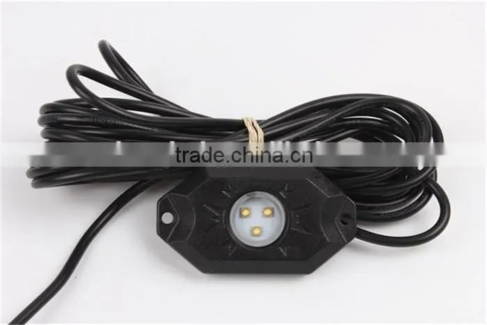 2015 New design 9W truck led rock lights 9-30V DC offroad led rock light