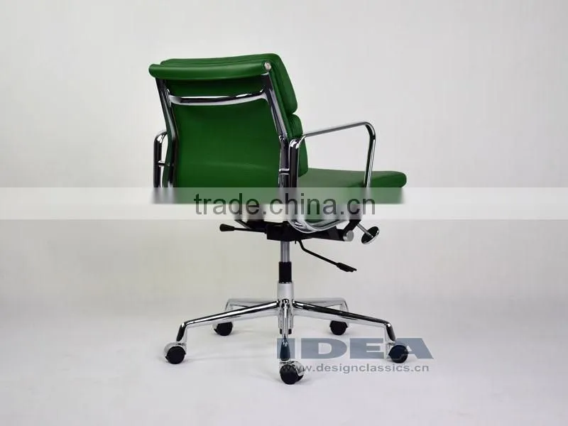Replica EA217 Charles soft pad desk chair- Green Color Genuine Leather