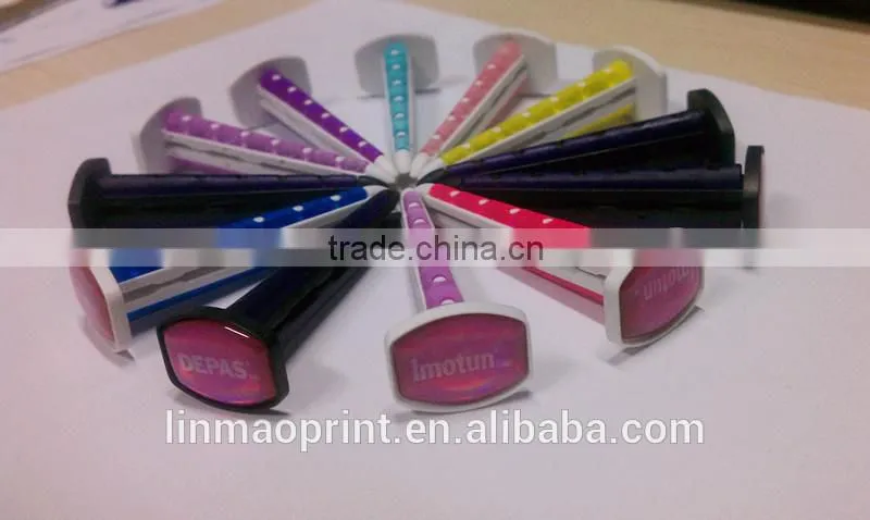 Fashion car vent air freshener free mini perfume samples