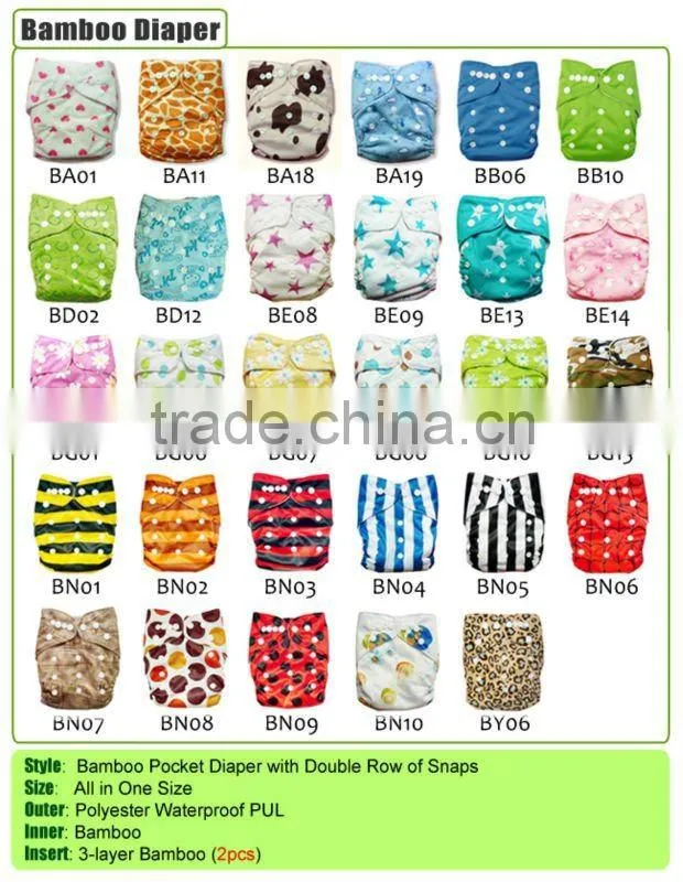 Alva Bamboo Diaper Insert Bamboo Insert