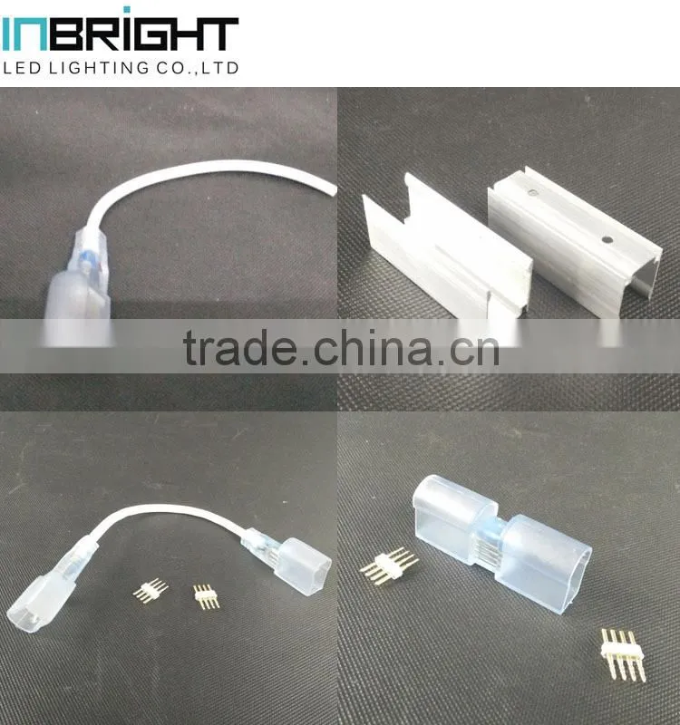 220v 110v dc24v dmx rgb flexible led neon tube