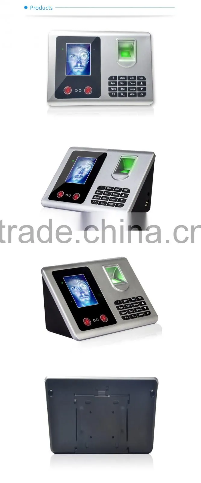 High quality Fingerprint and Face Recognition time attendance A302