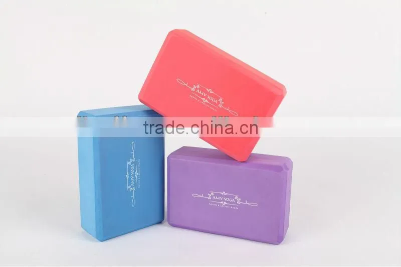 Eco colorful cheap yoga blocks