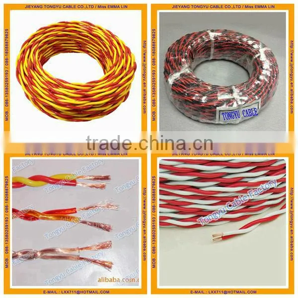 Clear Twist Wire Transparent Braided Speaker Cable