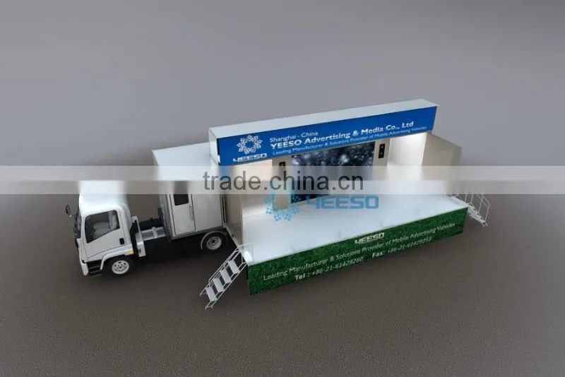 Shanghai YEESO Road show and entertainment Mobile LED Display Container YES-C40