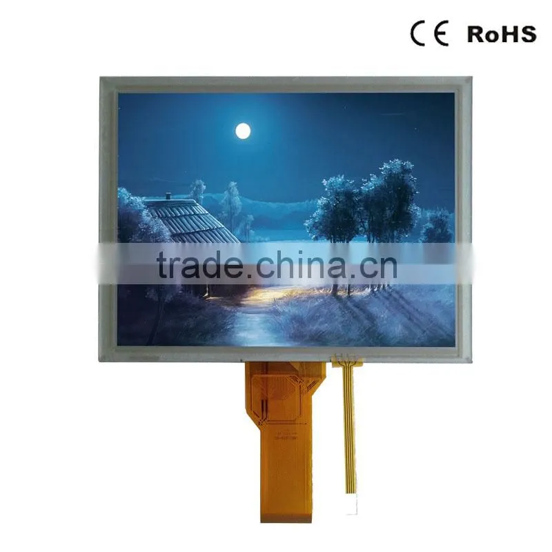 8" inch 800x600 pixel with touch screen RGB interface 50 pins connector TFT touch screen LCD module
