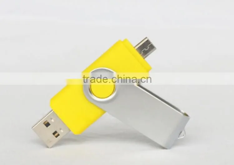2016 promotional gift custom OTG usb flash drive for android smartphone