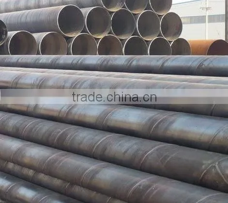 Thin wall carbon welded spiral steel pipe