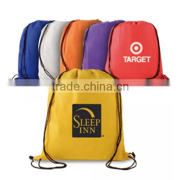 cheap wholesale promotional custom gym sack bag with logo