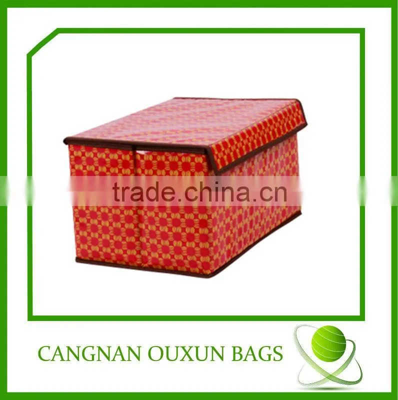 Rational construction non woven storage box