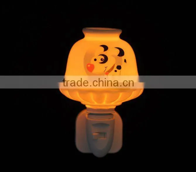 decal night lamp, with relief sculpture