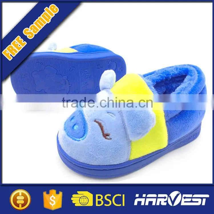 plush animal slippers for women, plush animal pig duck slippers