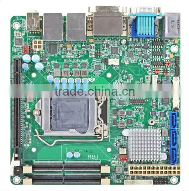 Quad core motherboard with integrated J1900 processor CPU, i5 mini itx desktop pc