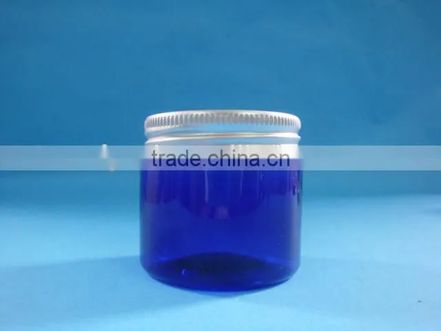 aluminum cream jar, colorful aluminum cosmetic jar