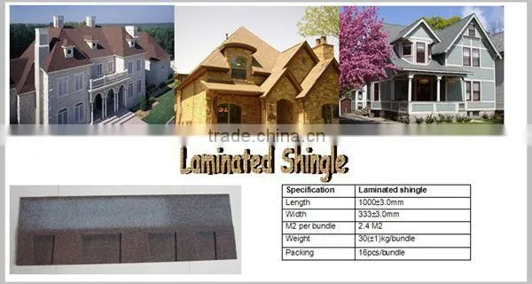 2015 New High Quality Asphalt Roofing Shingle Price Factory America Maket