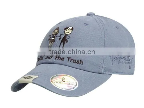 Yangzhou Factory Manufacture High Quality LED Cotton Baseball Cap with Optical Fiber Lights