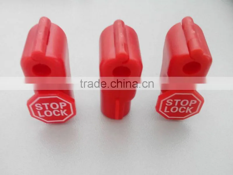 Security Magnetic Plastic peg hook Display Hook Stop Lock for stem hooks +Detacher
