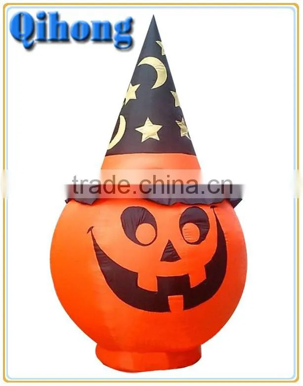 outdoor advertising helium balloon halloween big inflatable pumpkin model for hallowmas