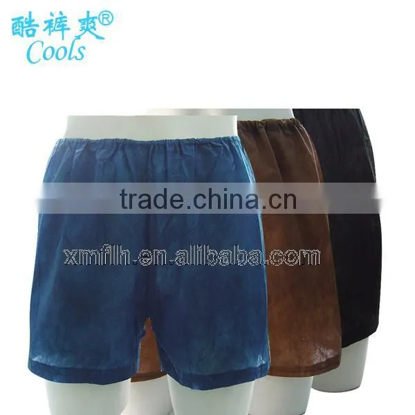 Disposable Nonwoven SPA Medical Use Ladies & Men Boxer Briefs Underwear