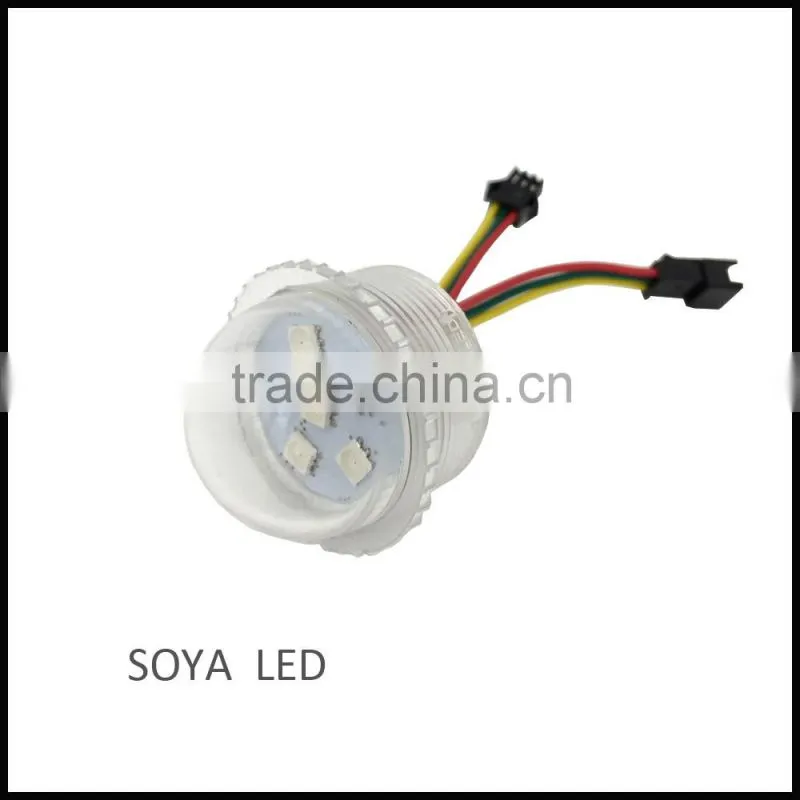 amusement ride pixel led lights 36mm 6 leds