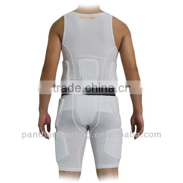 Sleeveless Rugby Protective Padded Compression wear