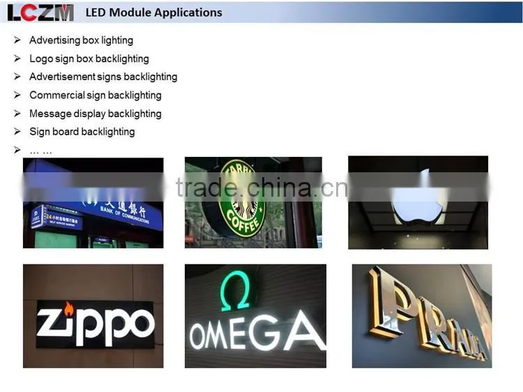 LED square module 4 LEDs per pc red/yellow/green/blue CE/RoHS approved
