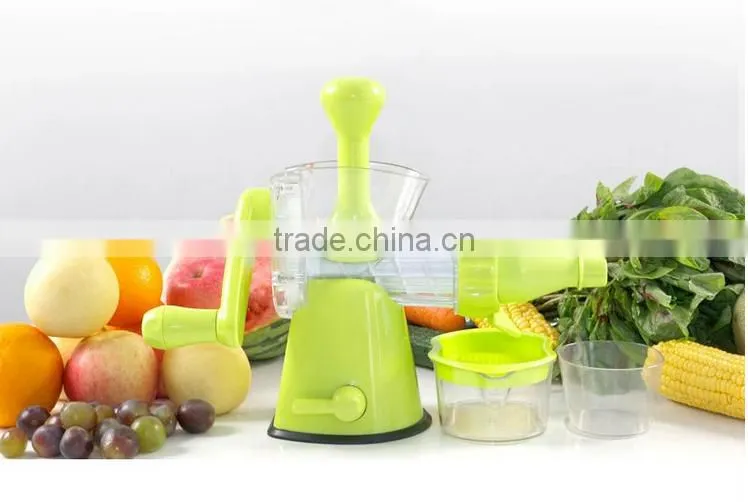Latest 3 In 1 Manual Orange Juicer With Hand Crank