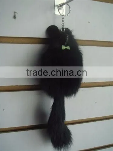 2016 lovely fox bird keychain