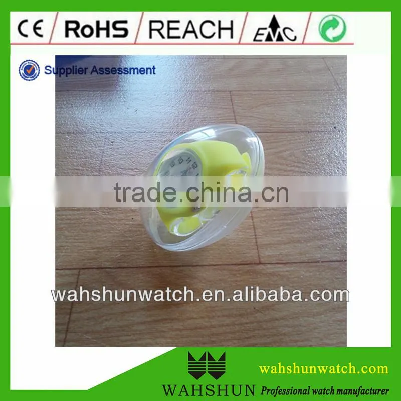 China watch box factory made cheap wholesale price egg shape watch box for display