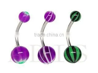Acrylic belly ring