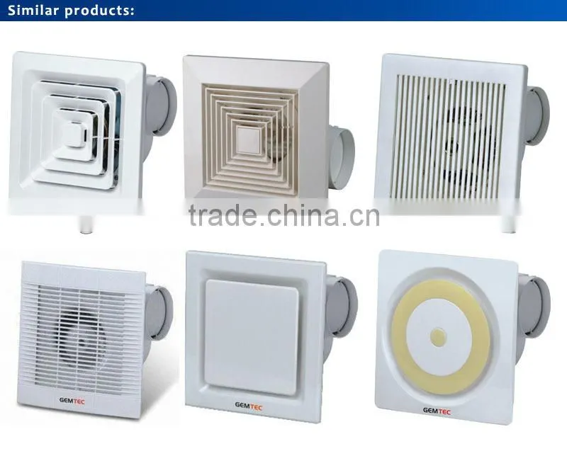 8'' Louvered Overhead Basement Exhaust Fan
