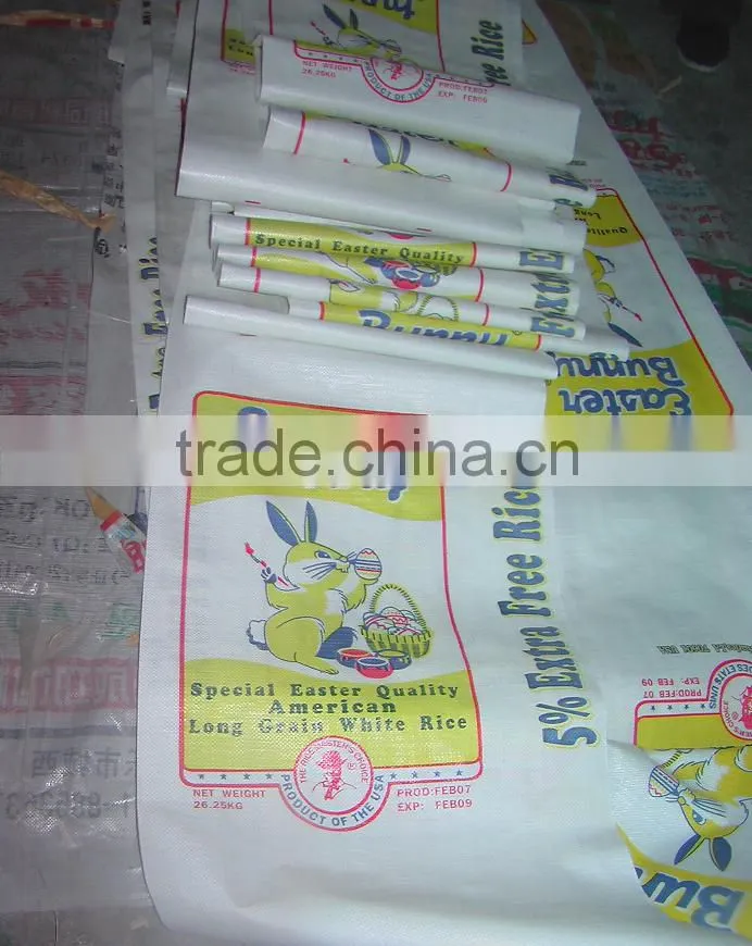 white polypropylene woven bag for packing