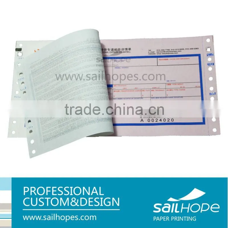 courier air consignment note printing service