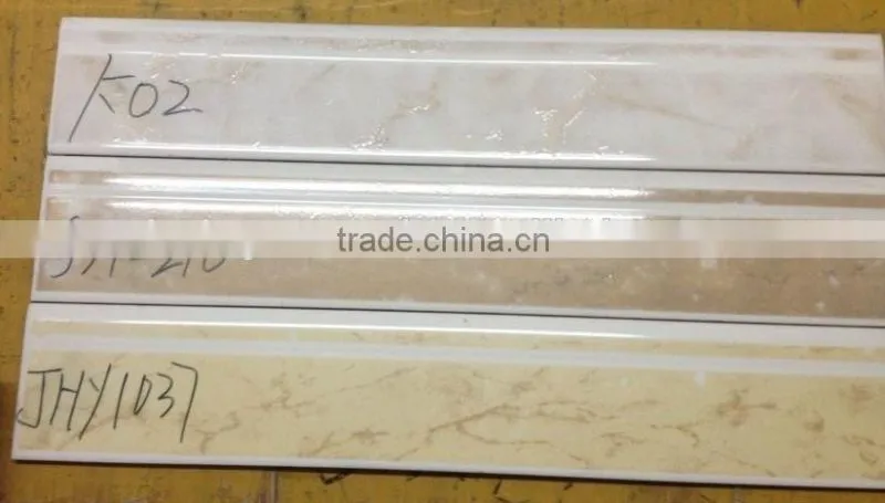 Hot Sale 8*45 9*50 red bottom skirting wall tile