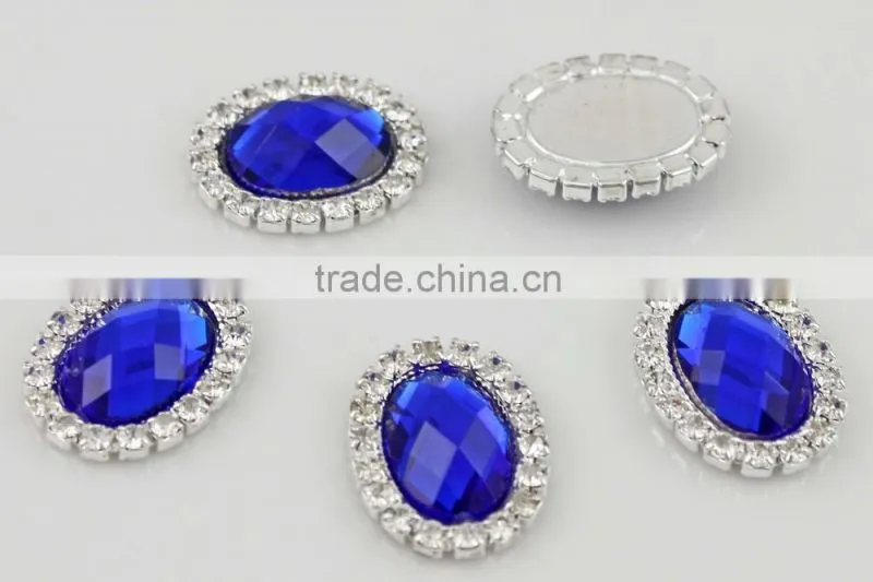 New Fashion Cheap Small Oval Embellishment Flatback 231227