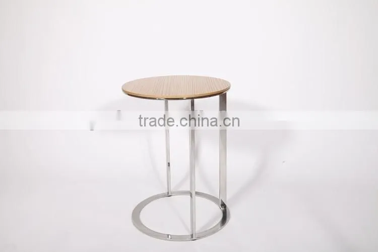 Unique design cheap hot sale end table small metal frame